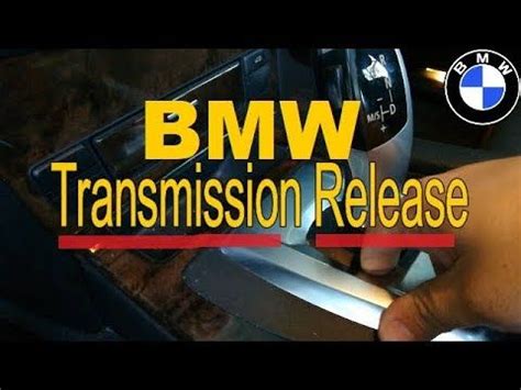 Bmw Emergency Transmission Release